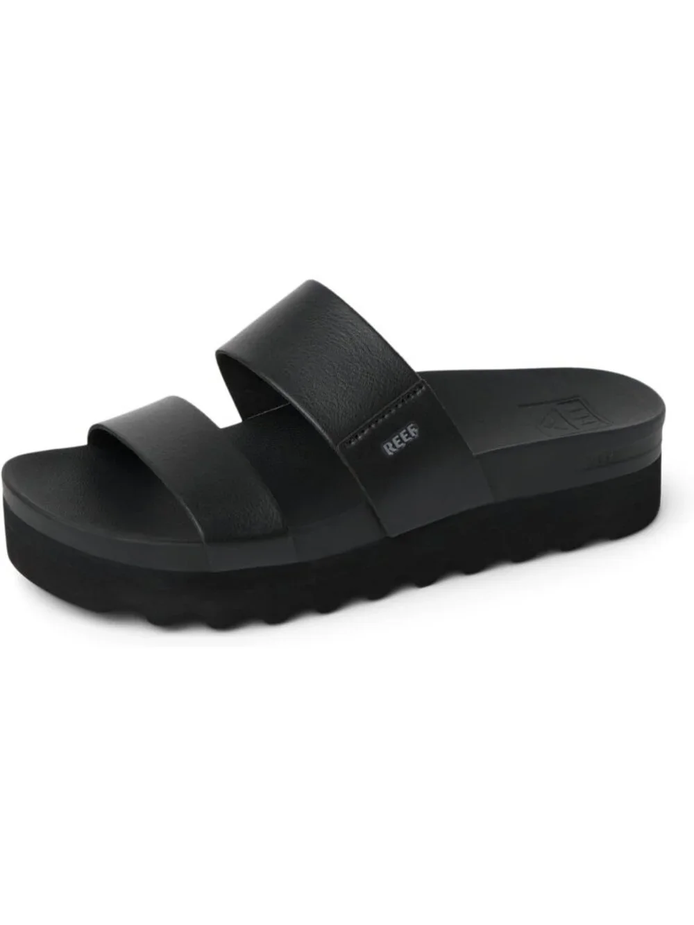 Women's All Black Arch Support Ultra Soft Cushion Footbed Platform Sandal Shoes
